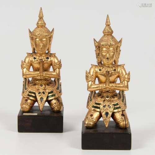 Tibetan Wooden Carved Figures