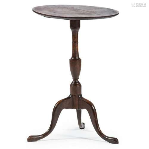 Federal-Style Candlestand in Walnut