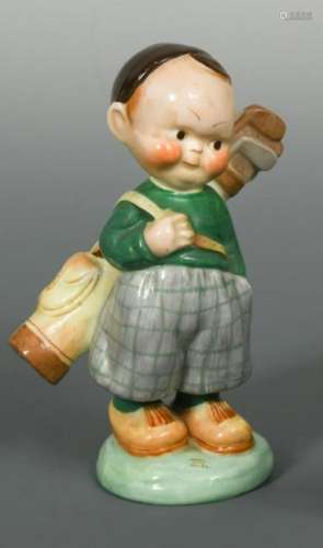 A Shelley Mabel Lucie Atwell model of 'The Golfer',