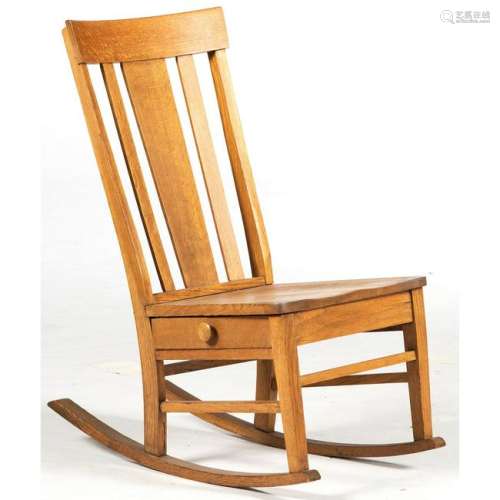 Child's Rocking Chair with Drawer