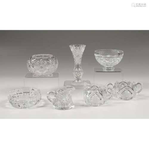 Cut Glass Table Vessels