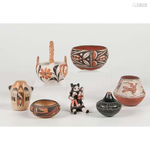 American Indian Pottery, Including Geri Naranjo Vase