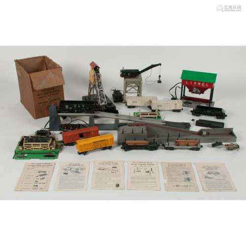 Lionel Coal, Lumber, Cattle, and Milk Sets