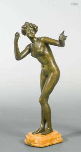 Paul Philippe (French 1870-1930), an Art Nouveau bronze