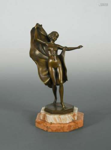Bruno Zach, (Austrian 1891-1935), a bronze model of a