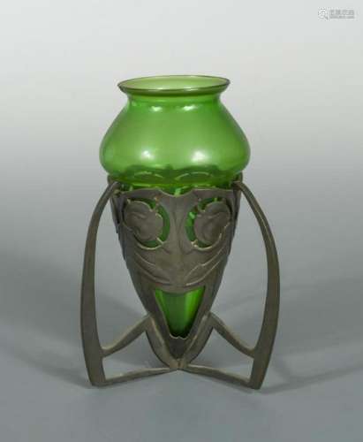 Archibald Knox for Liberty & Co., a Tudric pewter vase,