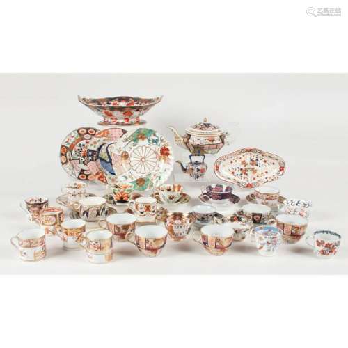 English Imari Pattern Porcelain, Including Royal Crown