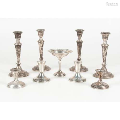 Gorham Weighted Sterling Candlesticks, Plus