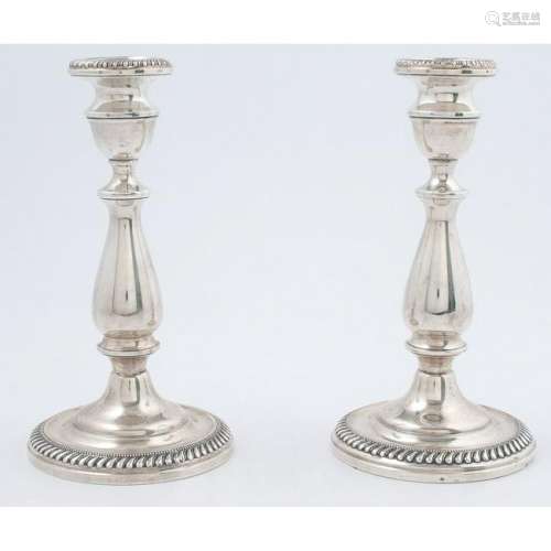 American Weighted Sterling Candlesticks
