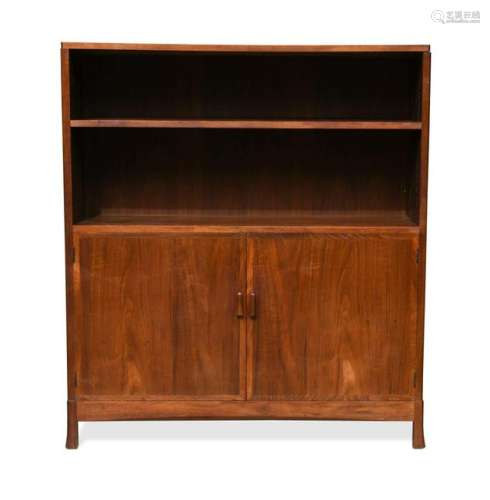 A Cotswold School walnut cabinet,