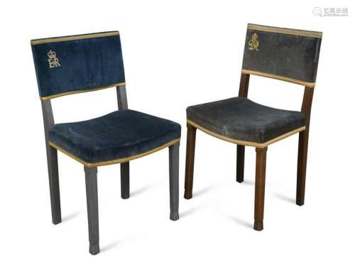 W. Hands & Sons, a George VI 1937 Coronation chair,