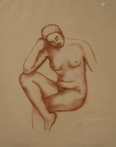 Aristide Maillol (French, 1861-1944) Nue Assise