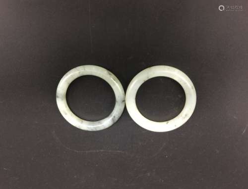 2 pieces Chinese Jade Bangle