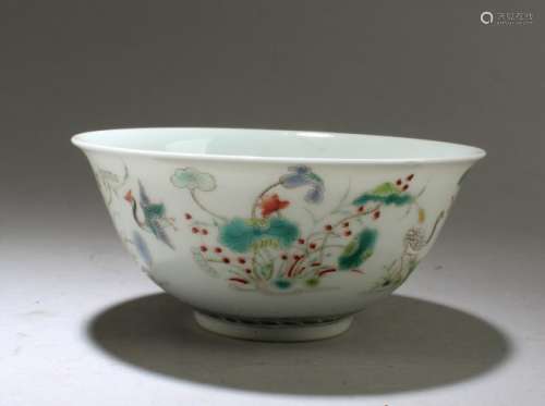 Chinese Fencai Porcelain Bowl