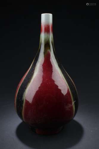 Chinese Porcelain Flambe Vase