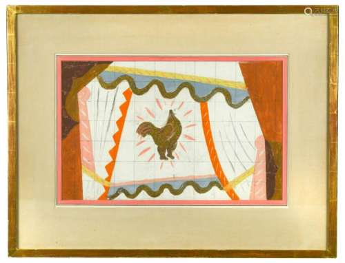 Pavel Tchelitchew (Russian, 1898-1957) Curtain design