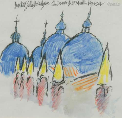 Â§ John Bratby, RA (British, 1928-1992) The Domes of St