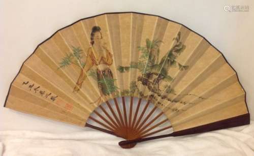 Antique Chinese Fan Painting