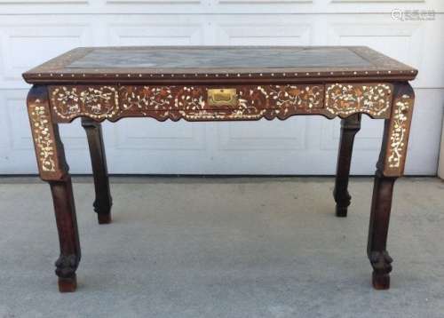 Antique Chinese Huanghuali Desk