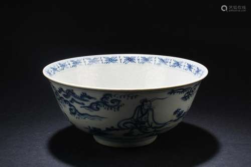 Chinese Blue & White Porcelain Bowl