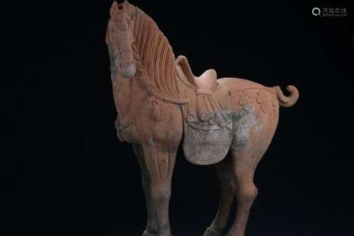 Chinese Pottery Horse Statue