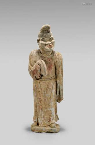 EARLY TANG DYNASTY POTTERY GROOM