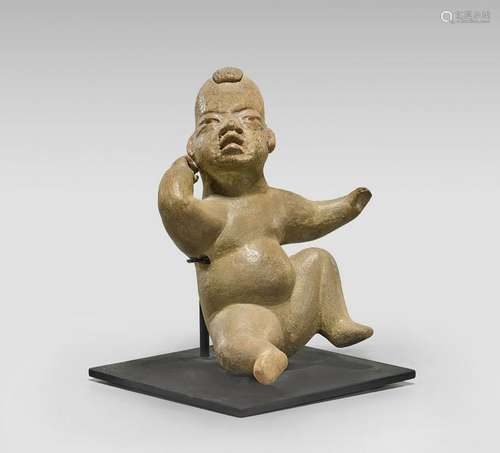 OLMEC SEATED INFANT