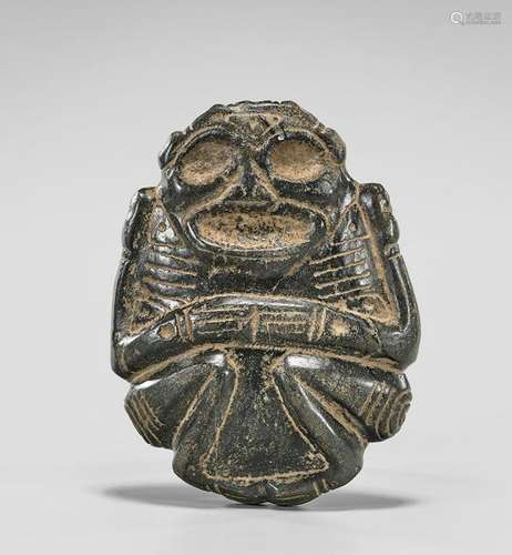 TAINO CARVED HEMATITE FIGURE