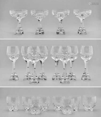 COLLECTION OF BACCARAT 'NEPTUNE' GLASSES