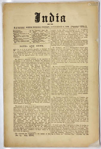 Print of 1906 defunct newspaper
