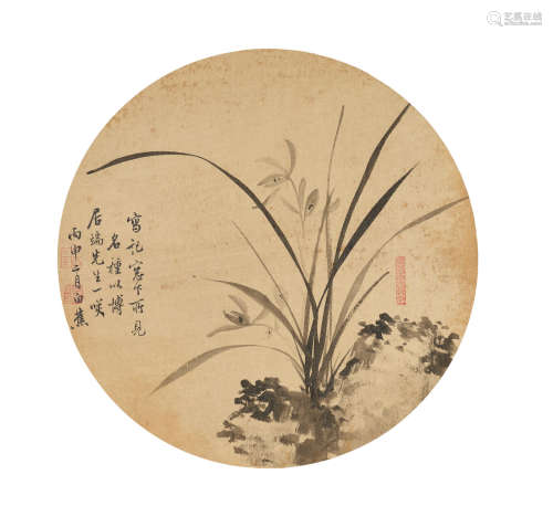 Ink Orchids Bai Jiao (1907-1969)