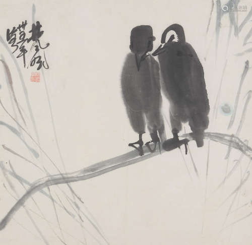 Two Birds Lin Fengmian (1900-1991)