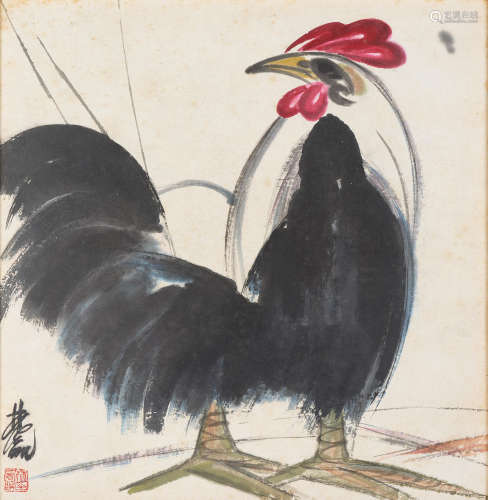 Rooster Lin Fengmian (1900-1991)