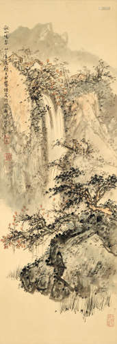 Autumn Landscape Guan Shanyue (1912-2000)
