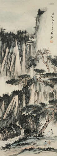 Friends Gathering by the Creek Zhang Daqian (Chang Dai-chien, 1899-1983)