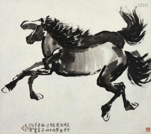 Two Galloping Horses Xu Beihong (1895-1953)