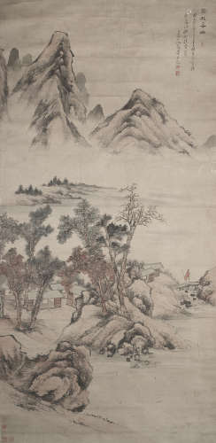 Retreating After Huang Gongwang (1269-1354) Li Jian (1747-1799)