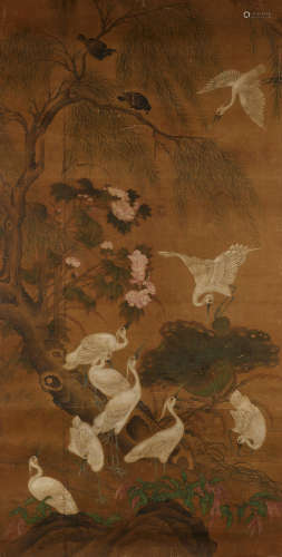 Egrets and Peonies Anonymous (15-16th Century)