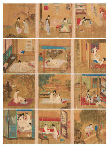 Erotic Paintings Wang Sheng (16th Century)