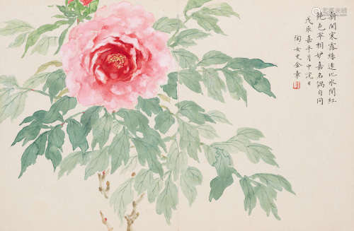 Jin Zhang (1884-1939)  Chinese Rose