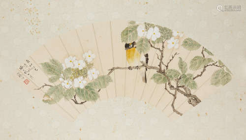 Jiang Hanting (1903-1963)  Flowers and Bird