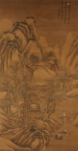 Attributed to Tang Yin (1470-1524)   Snowy Landscape