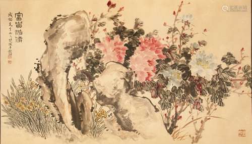 CHINESE PEONY PAINTING