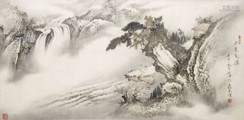 CHINESE PAINTING WITH CERTIFICATE