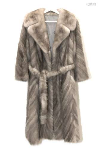 WOMAN'S GRAY MINK COAT