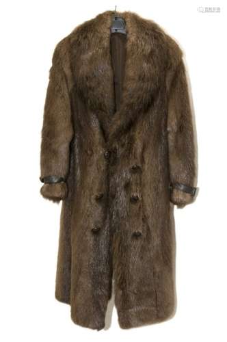 MAN'S BROWN BEAVER COAT