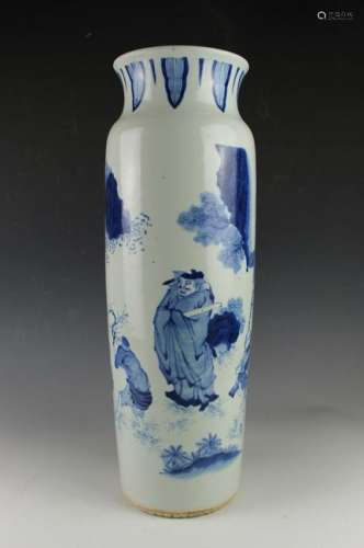 CHINESE BLUE WHITE PORCELAIN VASE