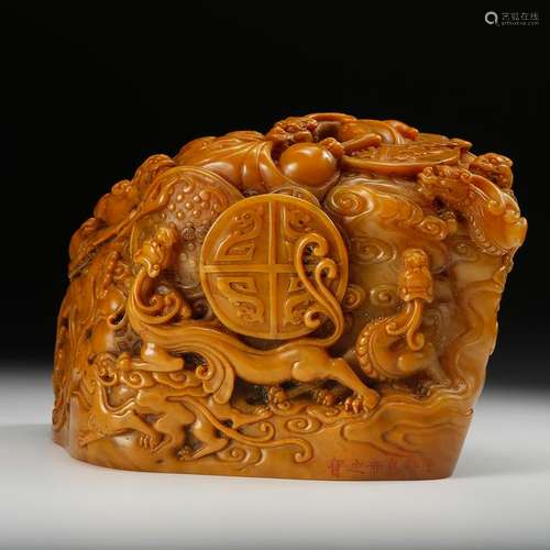 CHINESE TIANHUANG SOAPSTONE SEAL