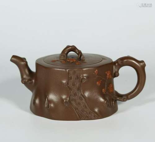 CHINESE YIXING ZISHA TEAPOT