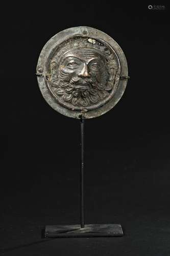 ANCIENT GREEK SILVER BUTTON, 600BC